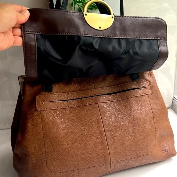 stunning SEQUOIA Paris  brown leather bag - Picture 2 of 13